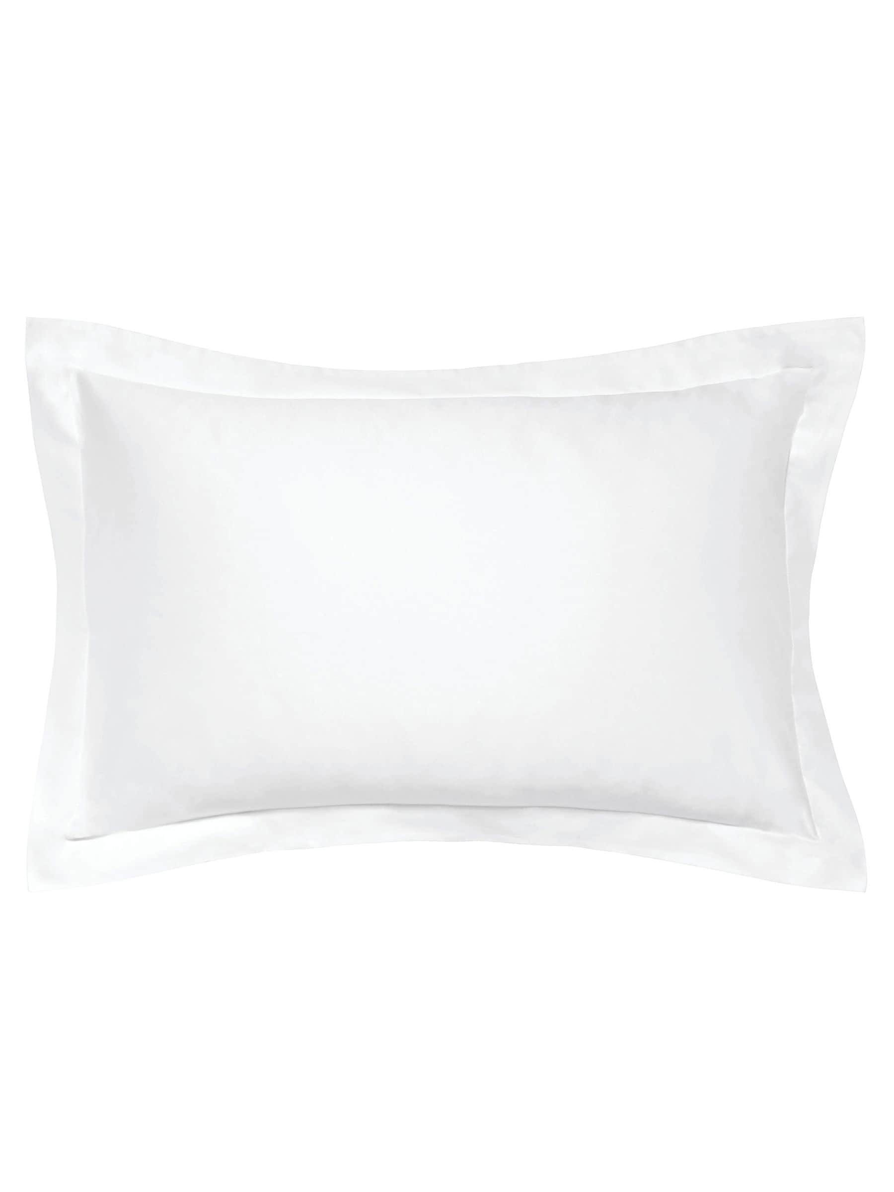 Bedeck of Belfast White Bob Oxford Pillowcase, imported from the UK