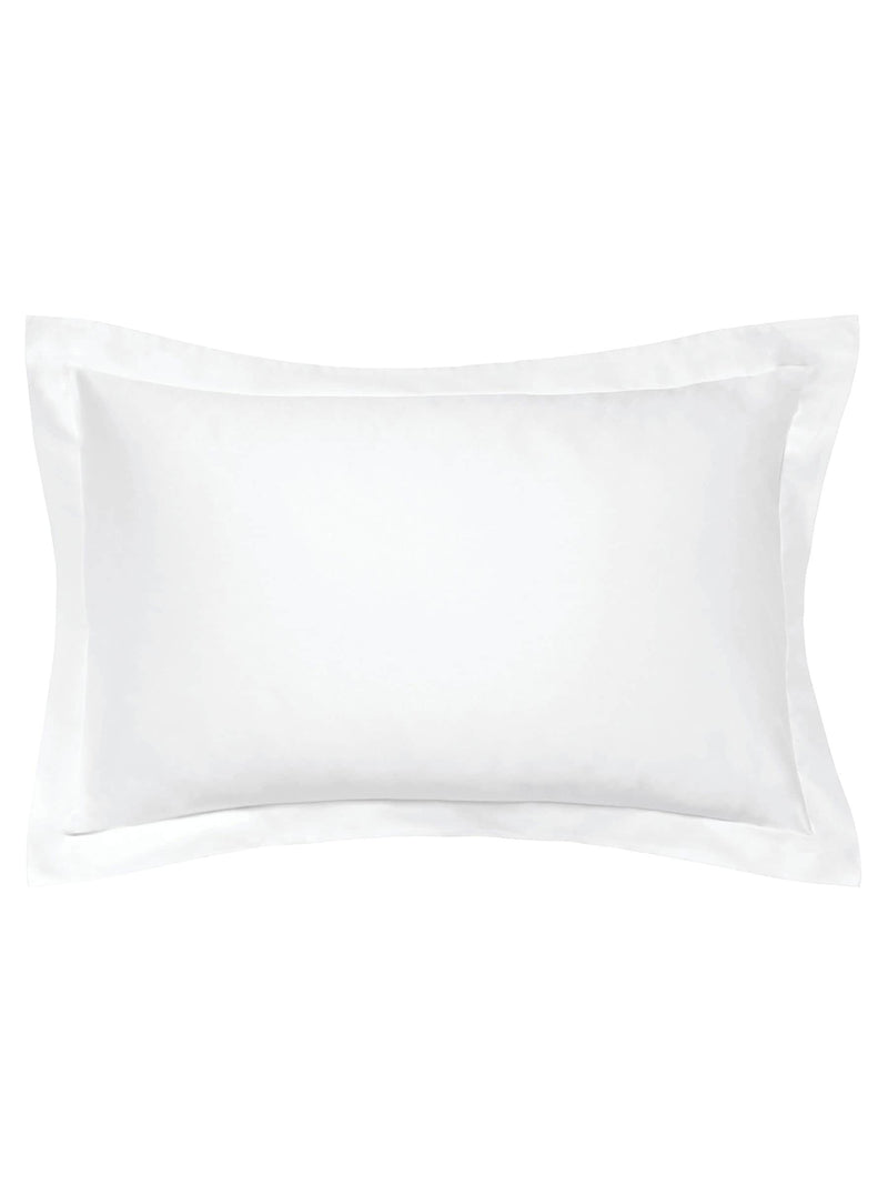 Bedeck of Belfast White Bob Oxford Pillowcase, imported from the UK