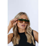 SVNX flat sunglasses multi print (British brand)