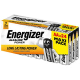 Energizer alkaline power AA batteries pack of 24 - British product