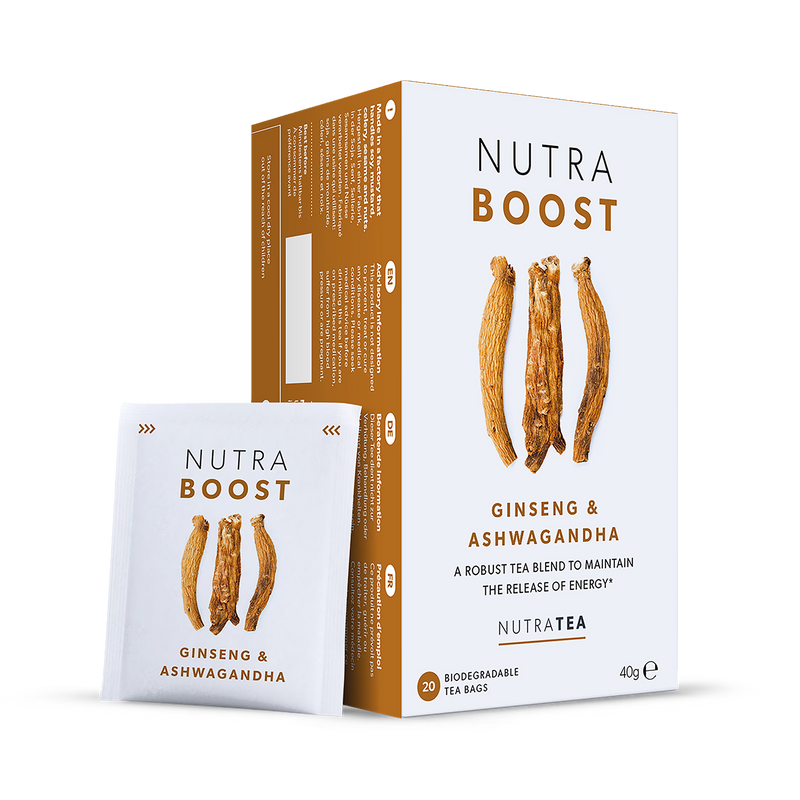 NutraBoost herbal tea 20 tea bags (British brand)