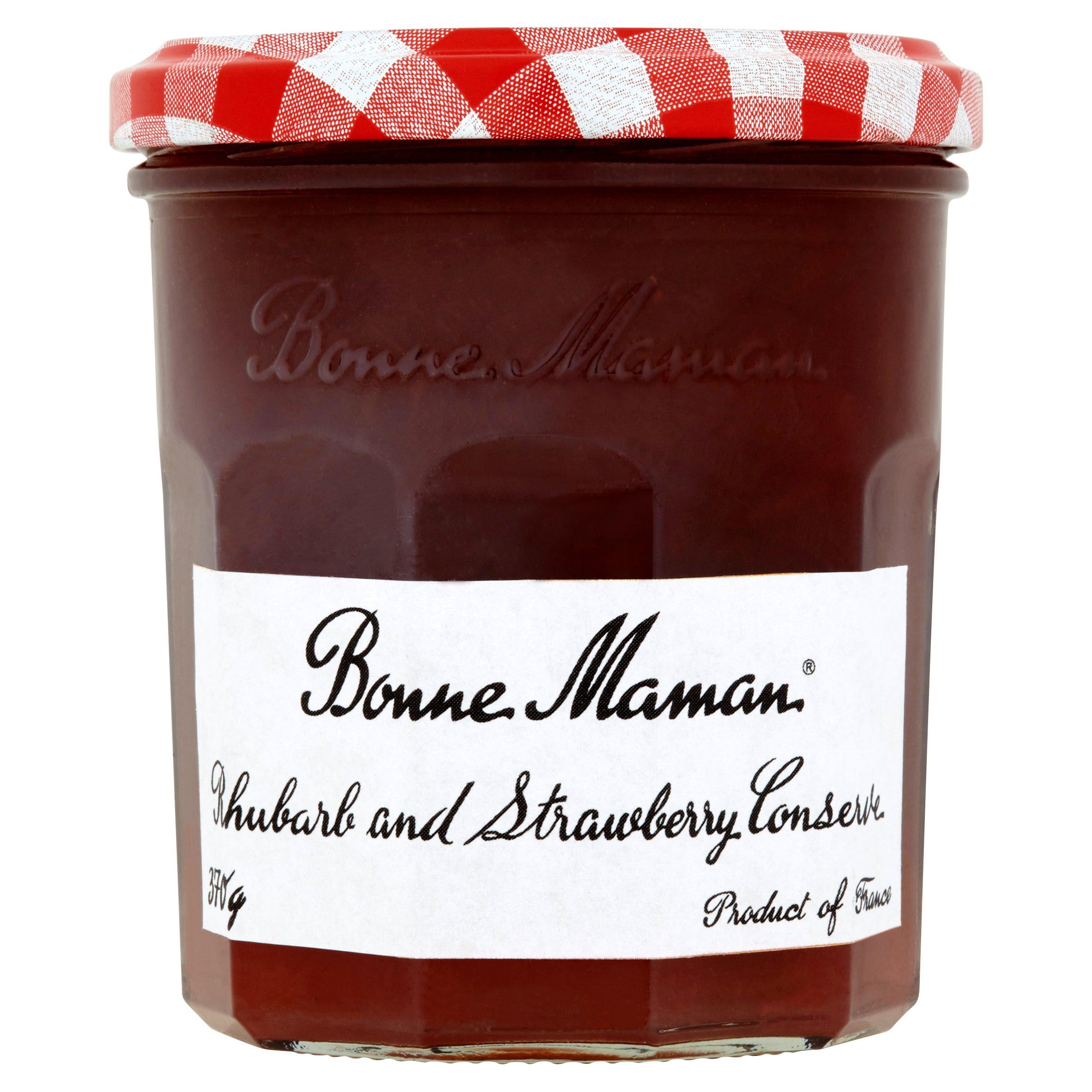 Bonne Maman Rhubarb and Strawberry Conserve 370g Jams & conserves Sainsburys   