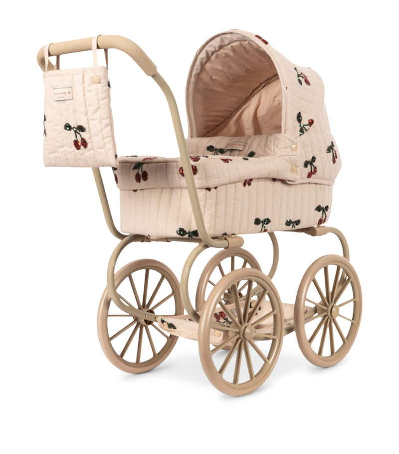 Konges Slojd sequinned Minnie doll pram, imported from the UK