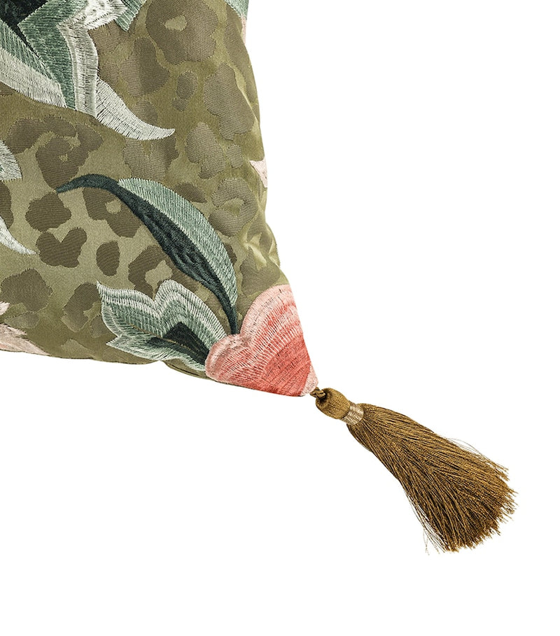Romo embroidered jacquard Lavinia cushion 50cm x 50cm, imported from the UK