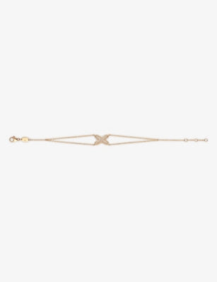 Chaumet 18ct rose-gold diamond bracelet, UK version