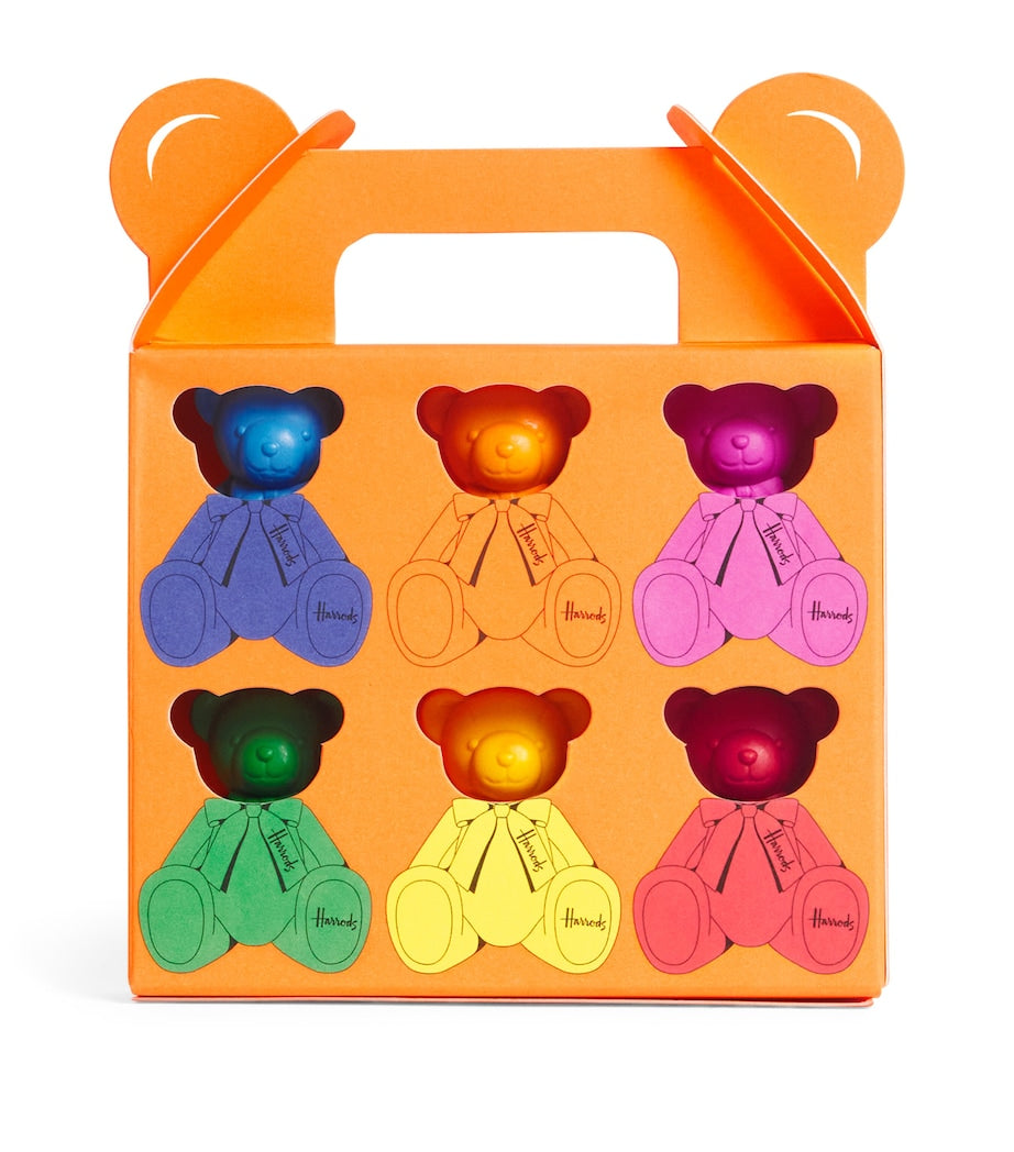 Harrods bear crayons set of 6 (British brand)