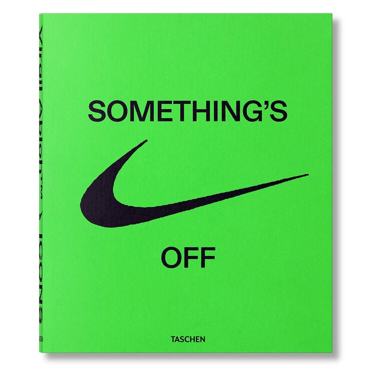 Taschen coffee table book Nike Icons by Virgil Abloh, imported from the UK