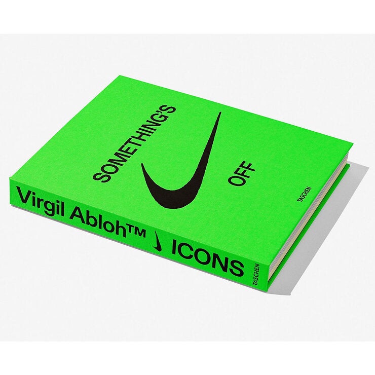 Taschen coffee table book Nike Icons by Virgil Abloh, imported from the UK