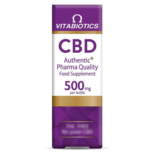 Vitabiotics Brains CBD oil 500mg 30ml GOODS Boots   