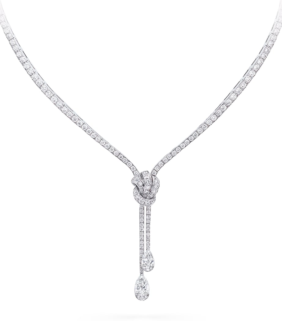 Graff Tilda's Bow pendant necklace, imported from the UK
