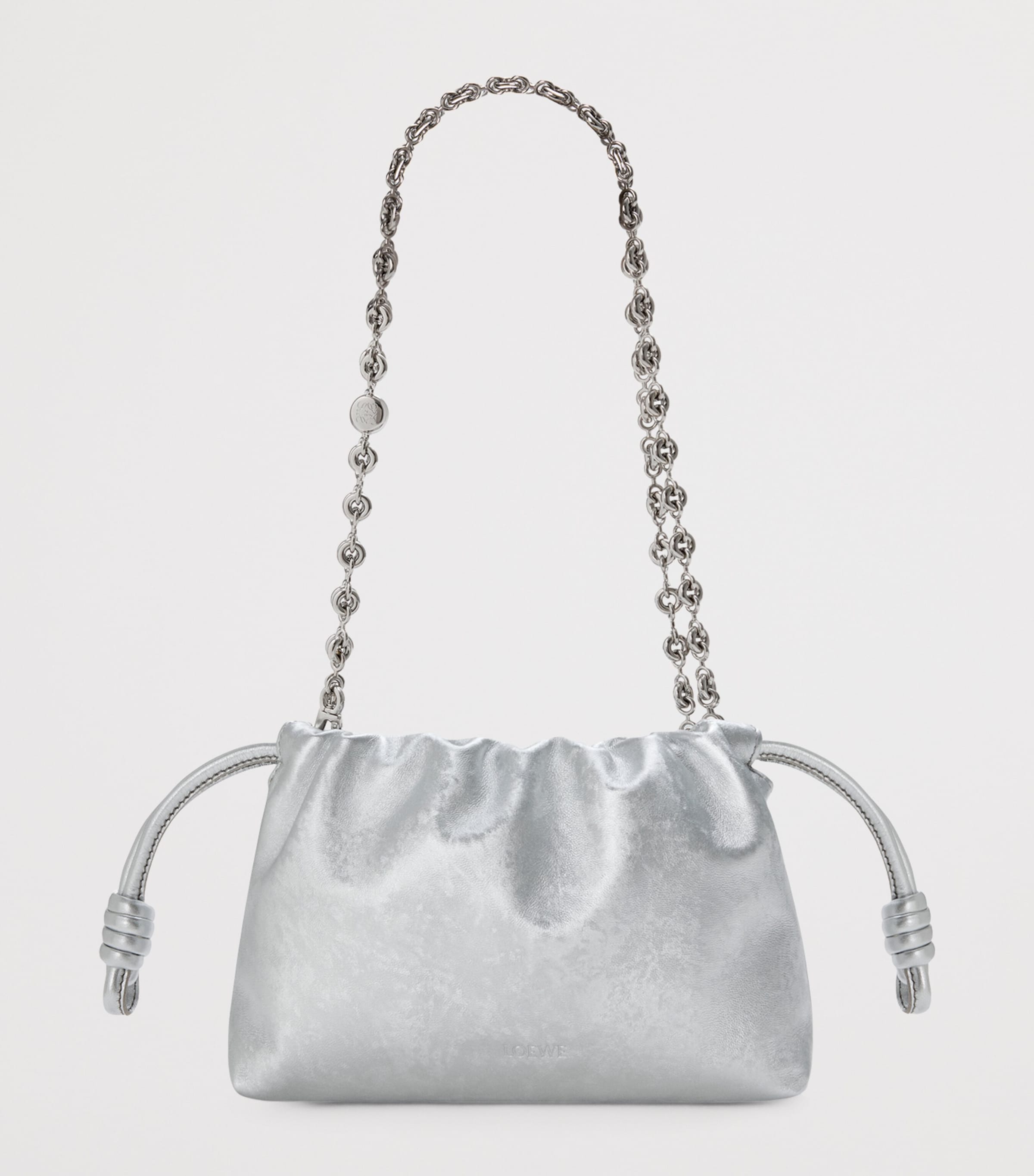 LOEWE Flamenco Mini leather clutch bag, imported from the UK
