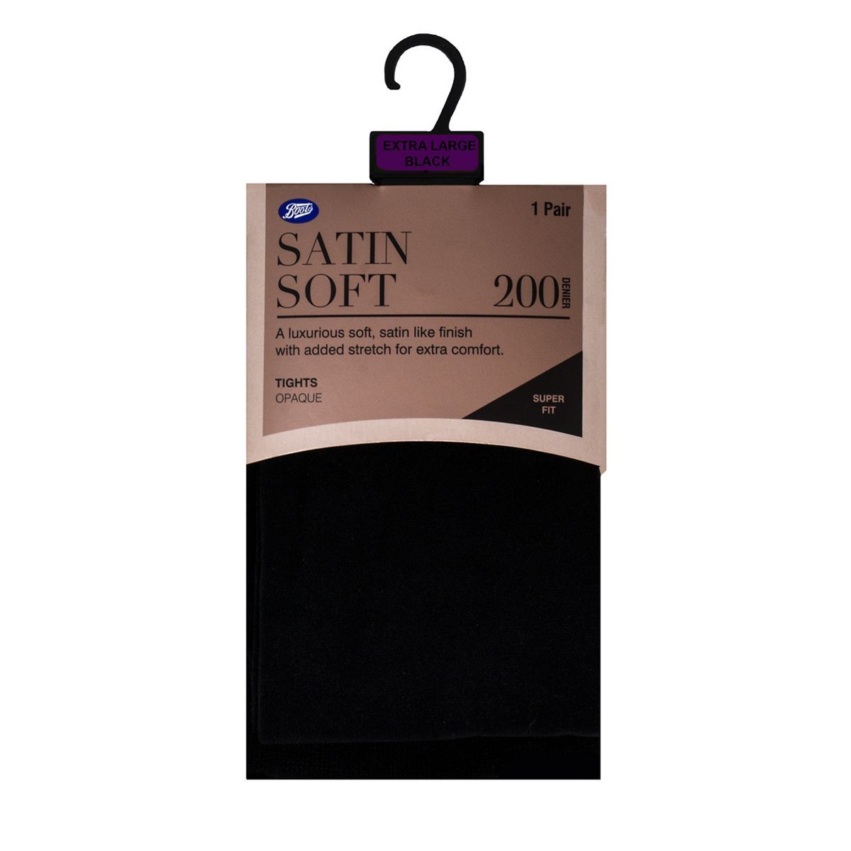 Boots Satin Soft 200 Denier Satin Tights XL GOODS Boots   