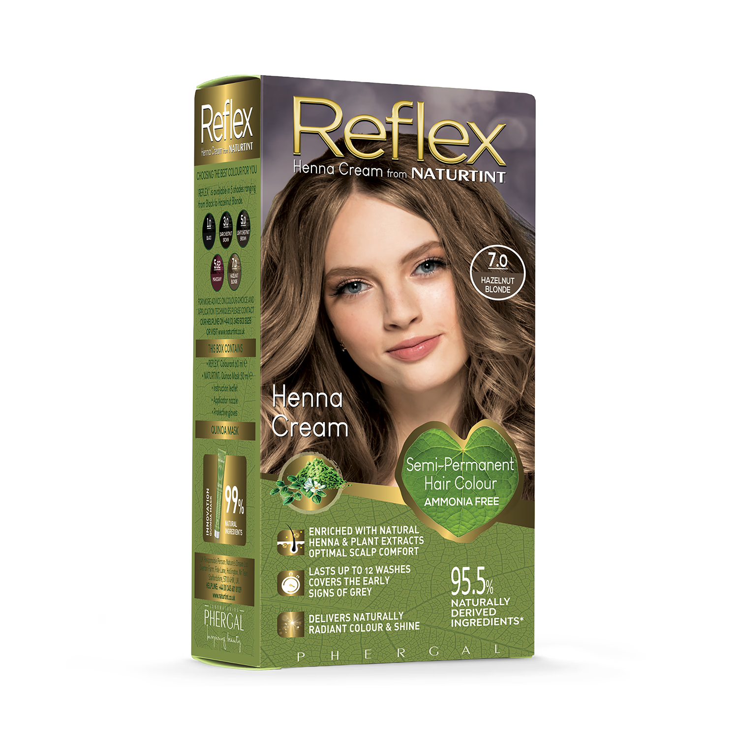 Naturtint hair colour 7.0 Hazelnut Blonde, UK version