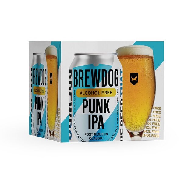 BrewDog Punk Alcohol Free IPA 0.5%   4 x 330ml