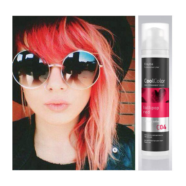 Erayba Cool Colour hair dye Red 100ml (British brand)