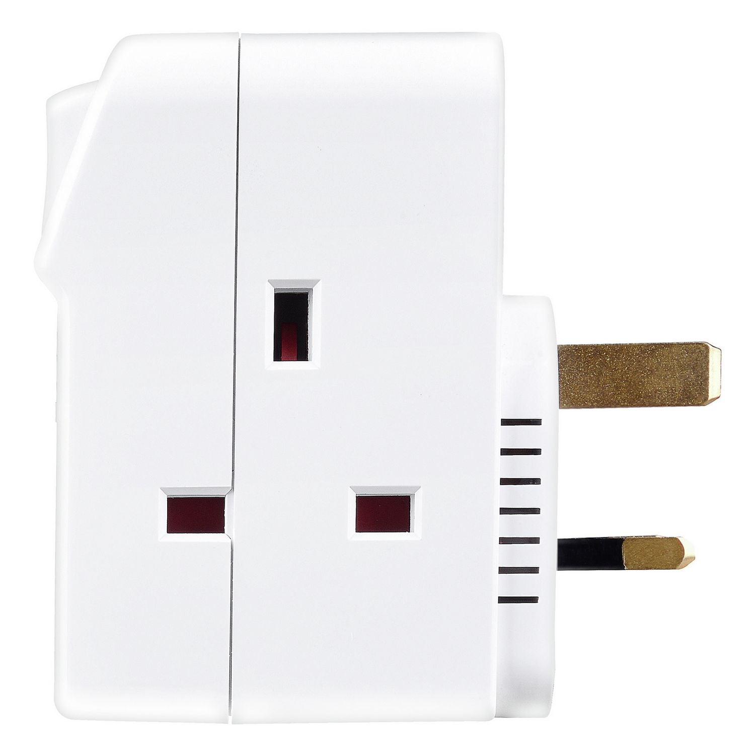 Masterplug 3-way switched adapter, UK version