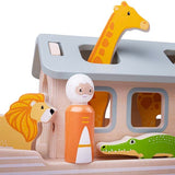 Bigjigs Toys Wooden Noah's Ark Platset GOODS Superdrug   