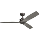 Kichler Ried 3-blade ceiling fan 142cm, UK version