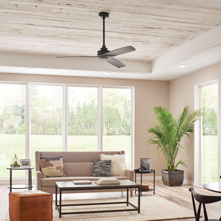 Kichler Ried 3-blade ceiling fan 142cm, UK version
