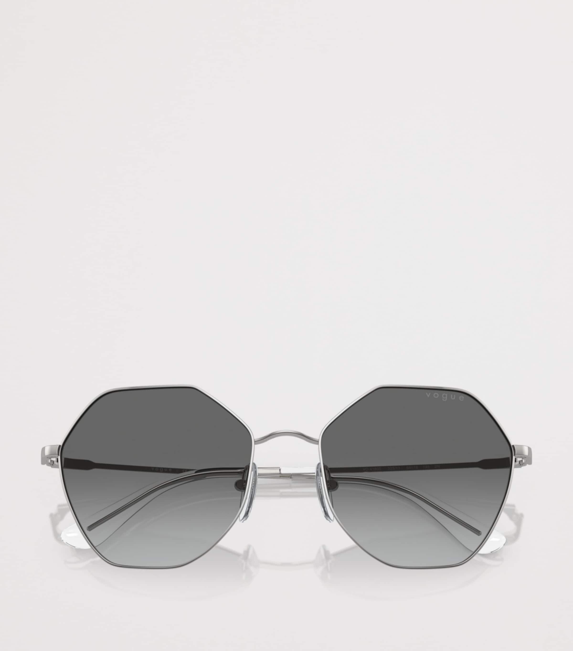 Vogue metal irregular sunglasses gradient lens, UK version
