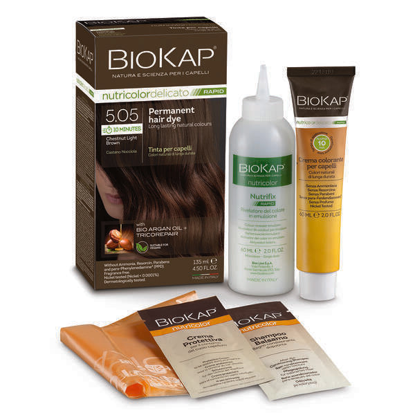 BioKap chestnut light brown hair dye - British product