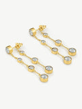 D.LOUISE gold tone waterproof drop earrings - British product