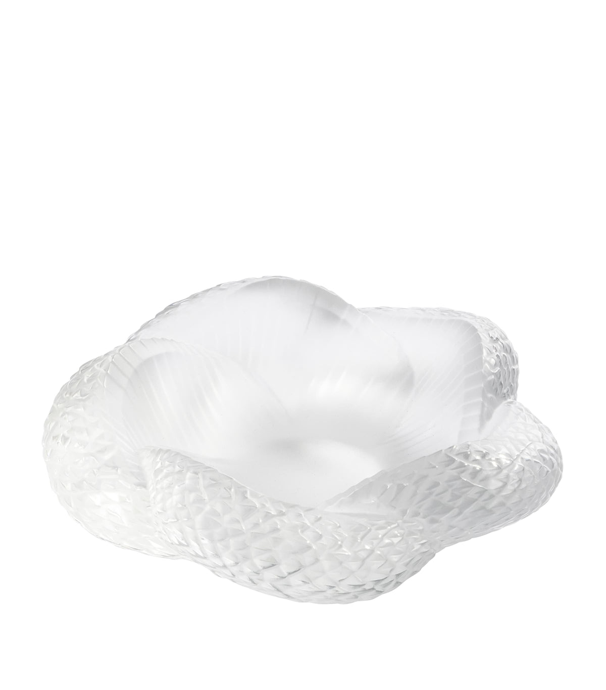 Lalique Serpent crystal decorative bowl, UK version