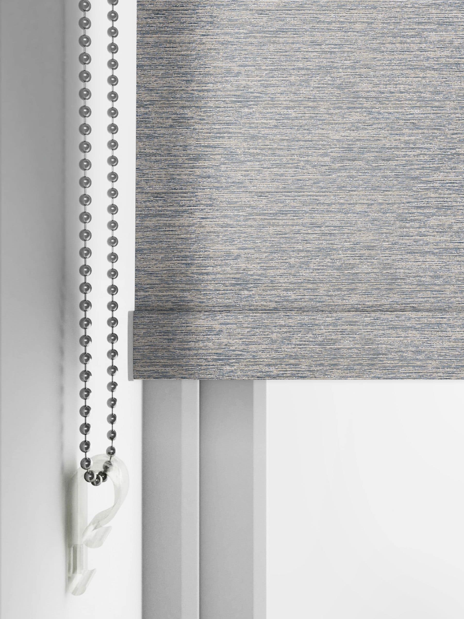 Next Newall roller blind teal blue - British product