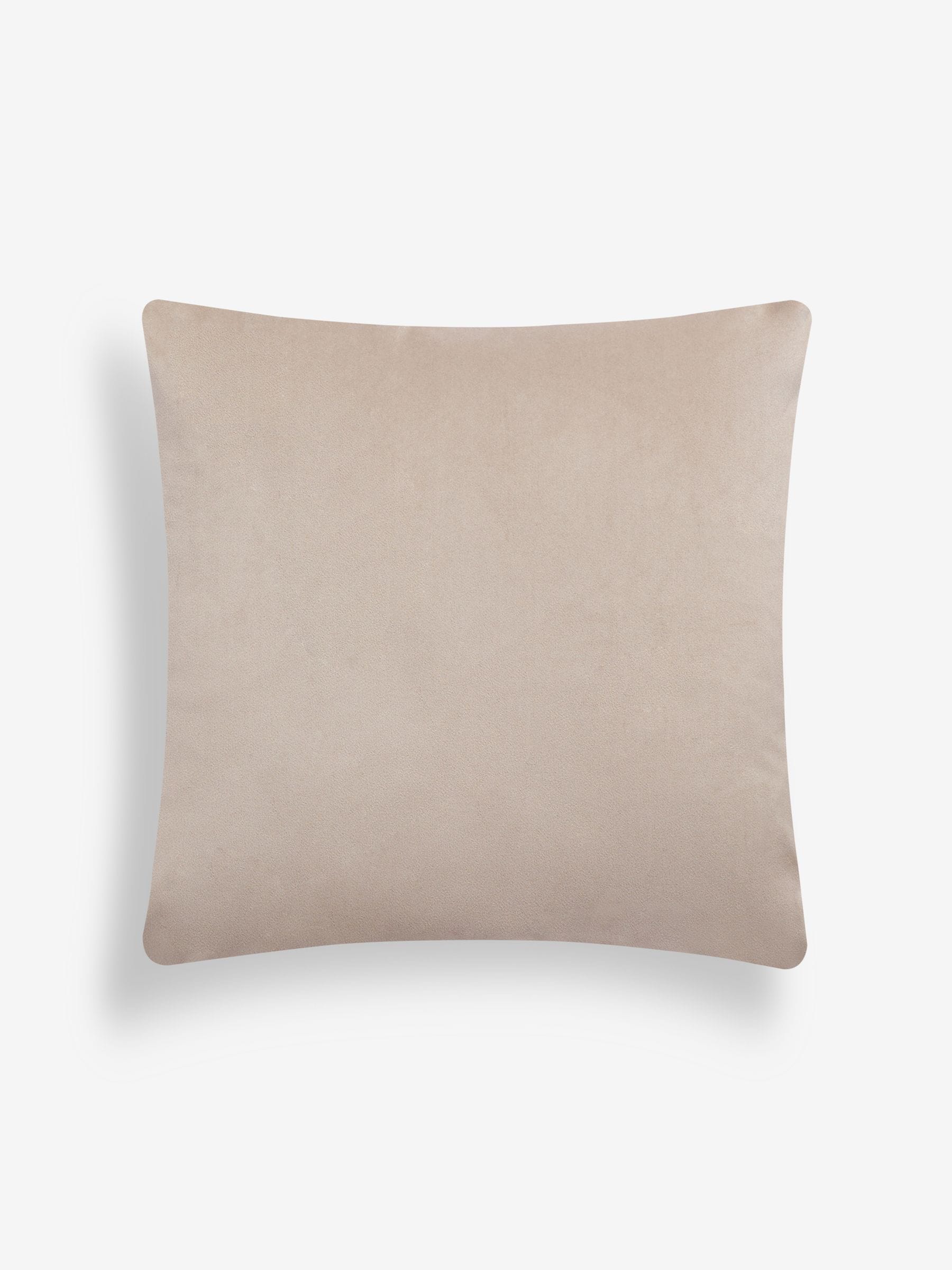 Cut velvet retro cushion black white 59cm - British product