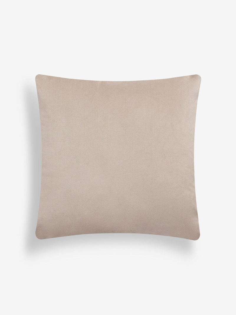 Cut velvet retro cushion black white 59cm - British product