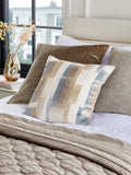 Cut velvet retro cushion black white 59cm - British product