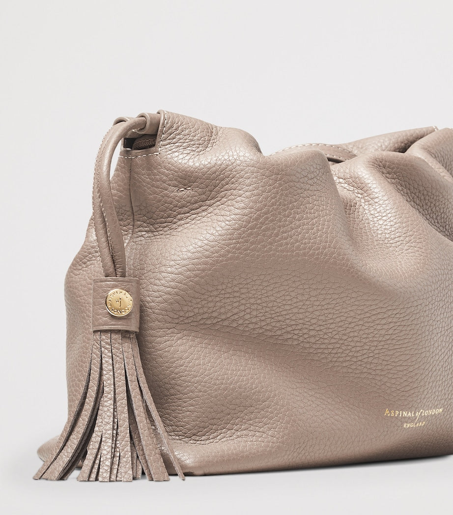 Aspinal of London large cross-body pouch Soho East West, imported from the UK
