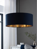 Next Champagne Gold Rico Easy Fit Drum Ceiling Light Shade