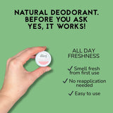 The Natural Deo Co. deodorant balm Coriander+Lime 10g - British product