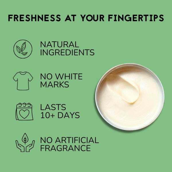 The Natural Deo Co. deodorant balm Coriander+Lime 10g - British product