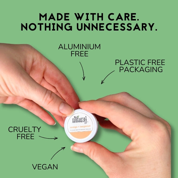 The Natural Deo Co. deodorant balm Coriander+Lime 10g - British product