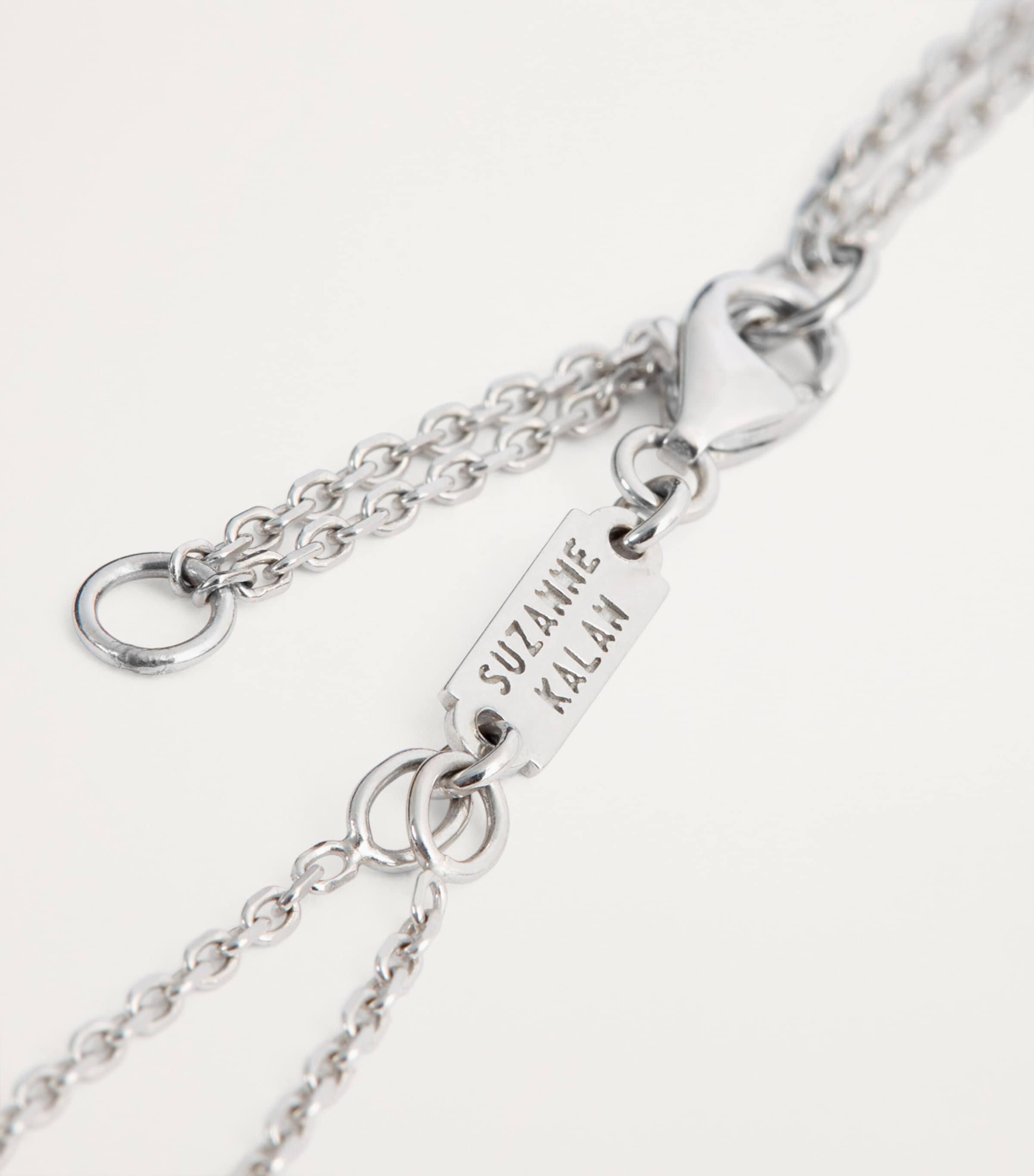 Suzanne Kalan white gold diamond bar bracelet, UK version