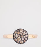 Pomellato Sabbia ring brown diamonds 18kt rose gold - British product