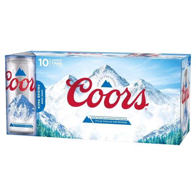 Coors Lager   10 x 440ml GOODS M&S   