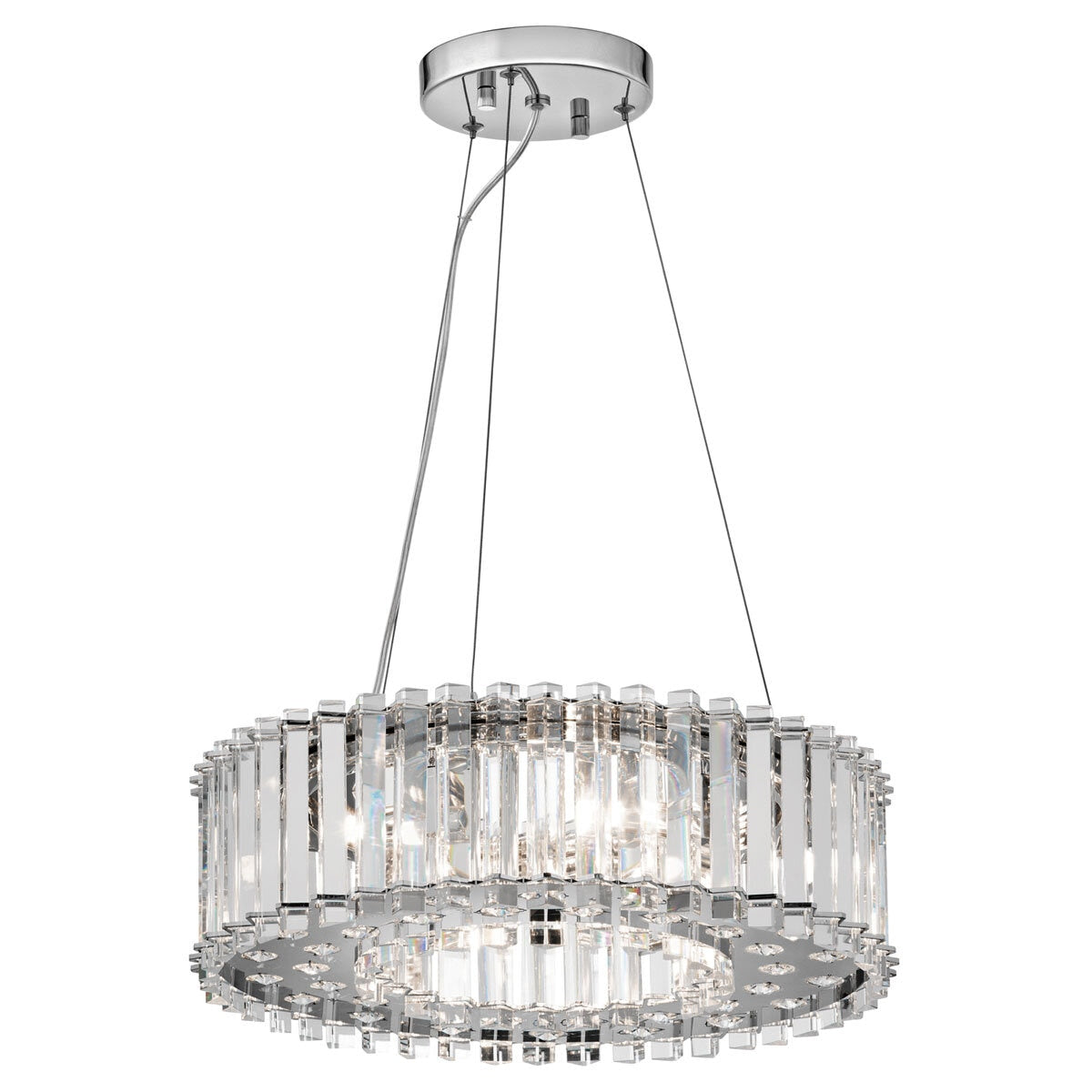 Kichler Crystal Skye 6 light chandelier 43cm, imported from the UK
