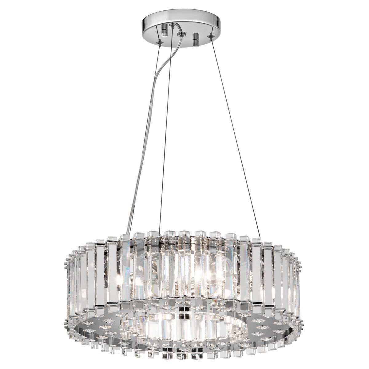 Kichler Crystal Skye 6 light chandelier 43cm, imported from the UK