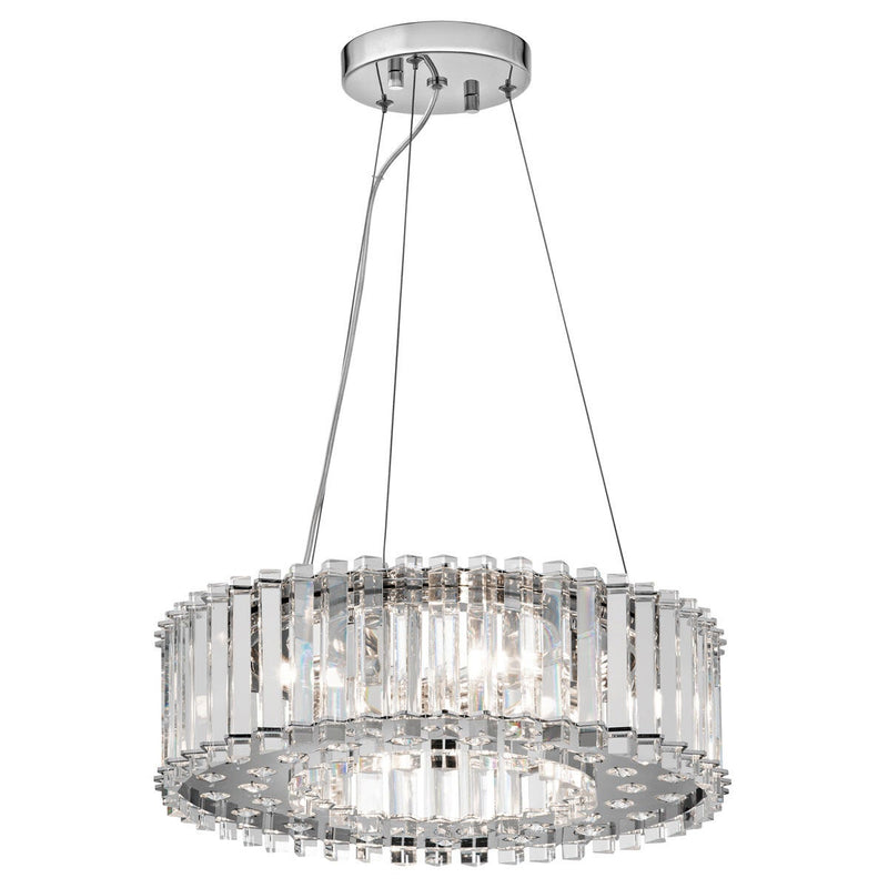 Kichler Crystal Skye 6 light chandelier 43cm, imported from the UK