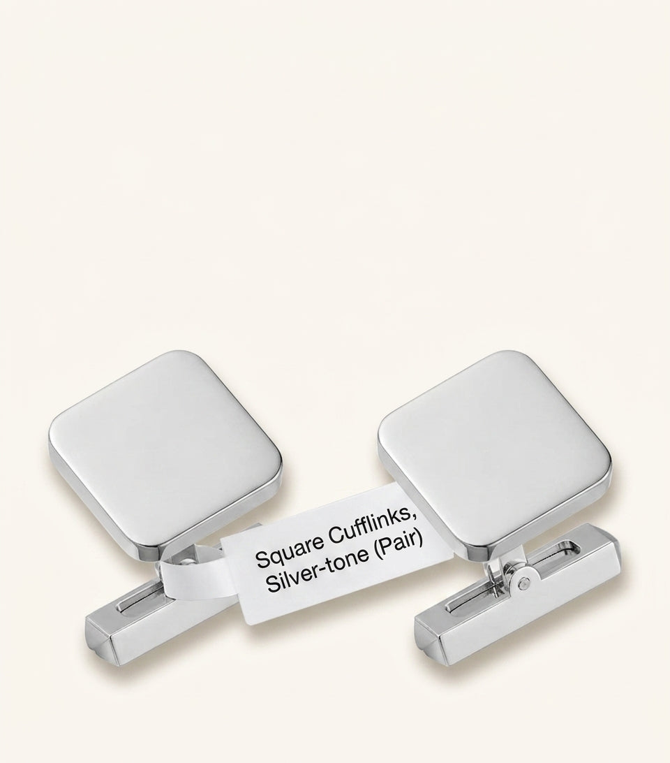 Cartier sterling silver Santos de Cartier cufflinks - British product