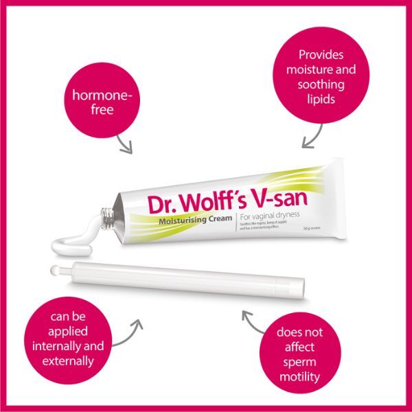 Dr. Wolff's V-san Moisturising Cream 3x 50g GOODS Superdrug   