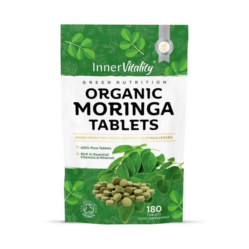 Inner Vitality organic moringa tablets 180 count - British product