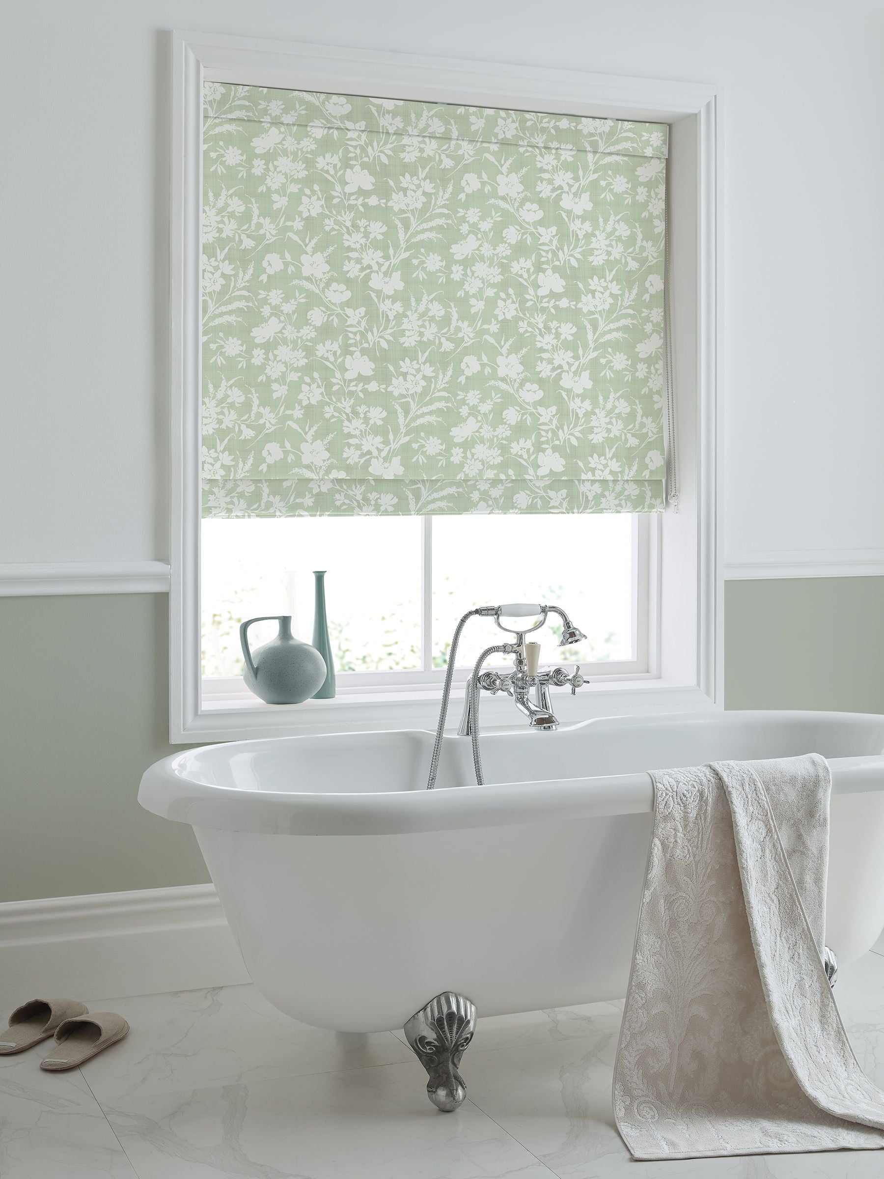 Laura Ashley Hedgerow römische Rollos Blumenprint 100% Baumwolle - Britisches Produkt