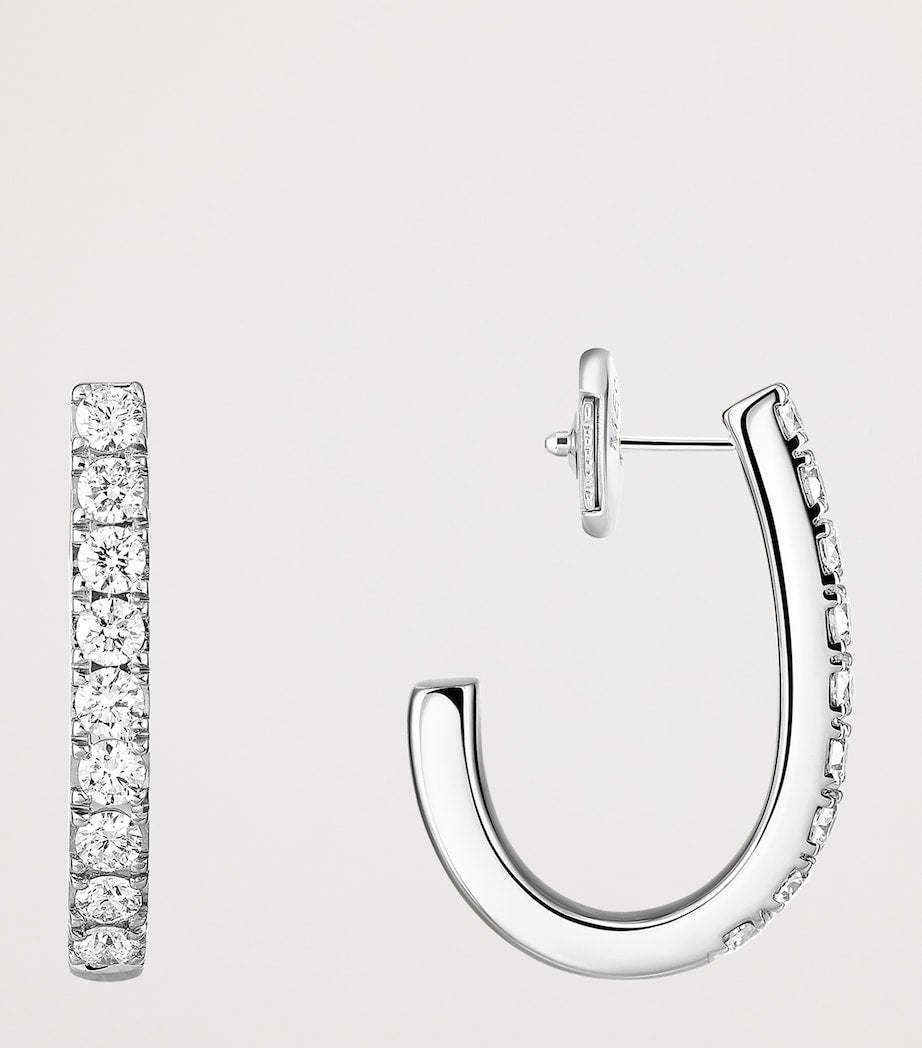 Messika Gatsby white gold diamond earrings 0.25ct - British product