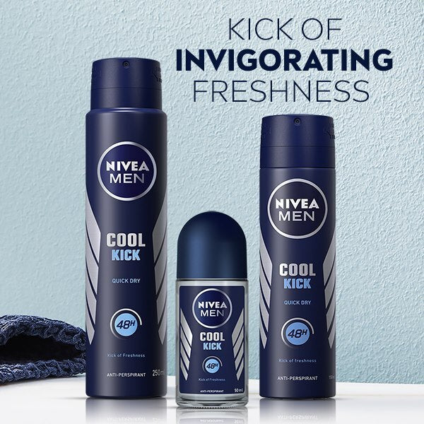 NIVEA MEN Cool Kick Anti-Perspirant Deodorant Spray 250ml GOODS Superdrug   