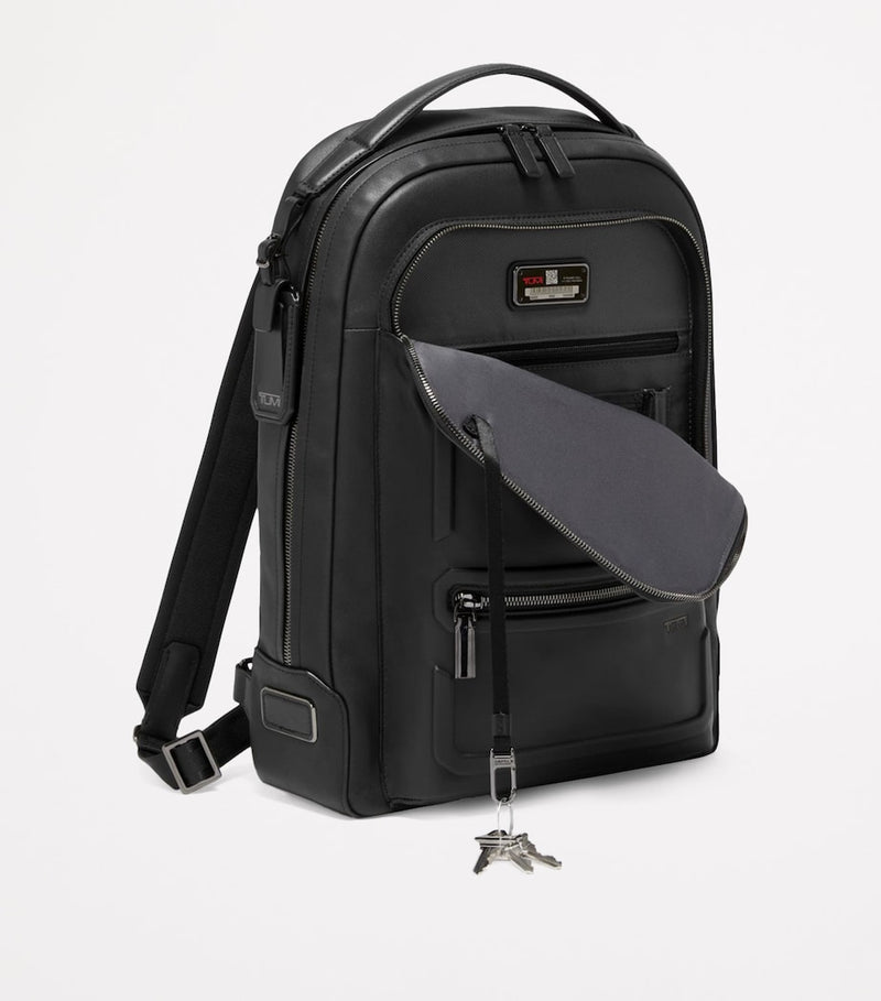 Tumi Leather Harrison Backpack (British brand)