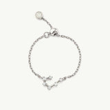 MUCHV Cancer zodiac ring sterling silver adjustable (British brand)